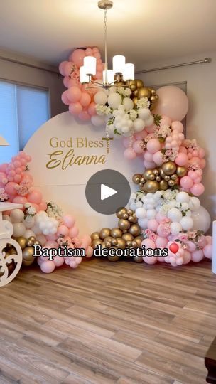 1.4K views · 250 reactions | Baptism decoration ideas 🎈 . . . Baptism backdrop  Balloon baptism  #azpartydecor #arizonaballoonartist | Event Designer | Justin Hurwitz · Epilogue Baptism Backdrop Girl, Baptism Decorations Backdrops, Justin Hurwitz, Baptism Backdrop, Backdrop Balloon, Baptism Decorations, Baptism Girl, Girl Decor, Decoration Ideas