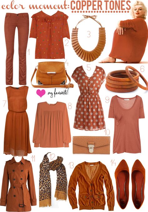 Copper Outfit, Autumn Color Palette Fashion, Deep Autumn Color Palette, Soft Autumn Color Palette, True Autumn, Autumn Palette, Deep Autumn, Seasonal Color Analysis, Dark Autumn