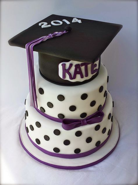 Cake Blog: Easy Polka Dot Application/Spacing Polka Dot Cake, Dot Cake, Polka Dot Cakes, Cake Blog, Cake Decorating Tutorials, Cake Tutorial, Cake Decorating Ideas, Cake Decor, Grad Parties