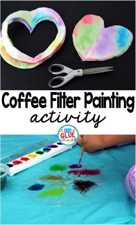 Here is a coffee filter painting activity that requires very little prep and materials, while still being tons of fun for preschool, kindergarten, and first grade students! Coffee Filter Painting, Moon Craft, Early Years Classroom, Moon Crafts, Painting Activities, Kindergarten Science, Creative Activities For Kids, Kindergarten Art, Color Painting