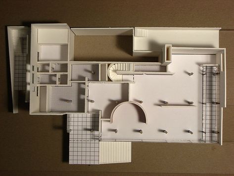 Mies Tugendhat House Villa Tugendhat Interior, Miles Van Der Rohe, Tugendhat House, Villa Tugendhat, Arcology, Ludwig Mies Van Der Rohe, Architecture Model Making, Mies Van Der Rohe, Brno