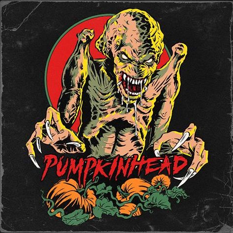 👉Scroll through to see some work in progress pics of my Pumpkinhead design just released by @cavitycolors 🎃 Just one of the pieces created for their 30th anniversary PUMPKINHEAD collection! . . . . . . . . . . #pumpkinhead #cavitycolors #halloween #horrortees #retrovibes #tshirtdesign #nostalgia #80s #90s #wip #designprocess #illustrationartists Classic Horror Movies Posters, Return Of The Living Dead, Sci Fi Horror Movies, Pumpkin Pictures, The Living Dead, 80s Horror, Dead Zombie, Horror Movie Icons, Moon T Shirt