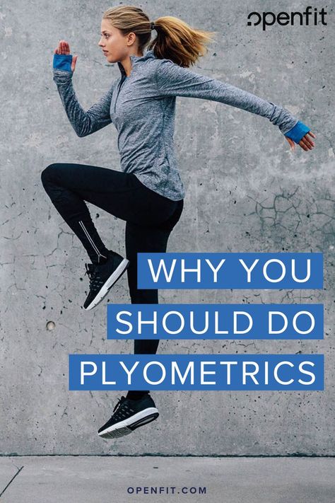 Why you should do Plyometrics. Click here for a breakdown of the benefits of plyometric exercises, and how to safely add them to your workout routine. #plyometrics #exercise Plyo Workouts, Plyometric Exercises, Women Cardio Workout, Jump Training, Plyometric Workout, Fat Burning Cardio, Workouts For Teens, Muscles In Your Body, High Intensity Interval Training