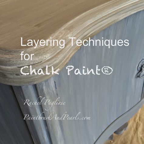 Chalk Paint Techniques, Layering Techniques, Using Chalk Paint, Chalk Paint Projects, Annie Sloan Paints, Shabby Style, Furniture Rehab, Web Images, Distressed Furniture