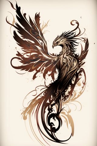 Ideas tattoo for woman Japanese Phoenix Tattoo Design, Feminine Phoenix Tattoo, Phoenix Tattoo Arm, David Bollt, Japanese Phoenix Tattoo, Fenix Tattoo, Phoenix Drawing, Phoenix Tattoo Feminine, Small Phoenix Tattoos