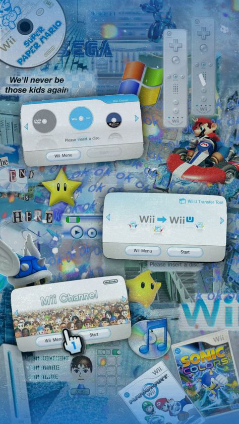 It looked cooler in my head #wii #wiiu #mii #nintendo #videogames #nostalgia Kidcore Wallpaper, Y2k Posters, Nostalgia Aesthetic, Cool Wallpapers Art, Game Icon, Kid Core, Iphone Icon, In My Head, Wii U