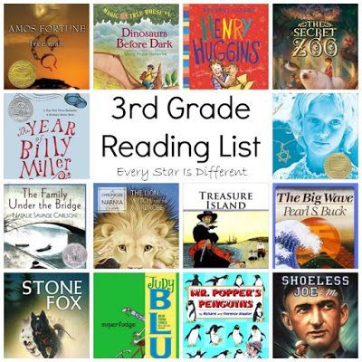 Every Star Is Different: 3rd Grade Reading List 2nd Grade Reading List, Books For First Graders, 1st Grade Books, 2nd Grade Books, 1st Grade Reading, 3rd Grade Books, Teaching Second Grade, Homeschool Books, 2nd Grade Ela