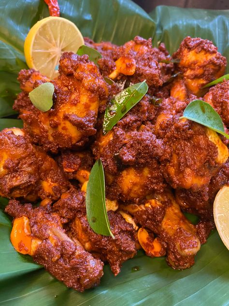 Chicken Ghee Roast, Ghee Roast, Chicken Fritters, Light Side Dishes, Chicken Items, Methi Seeds, Flat Pan, Roast Recipe, Masala Recipe