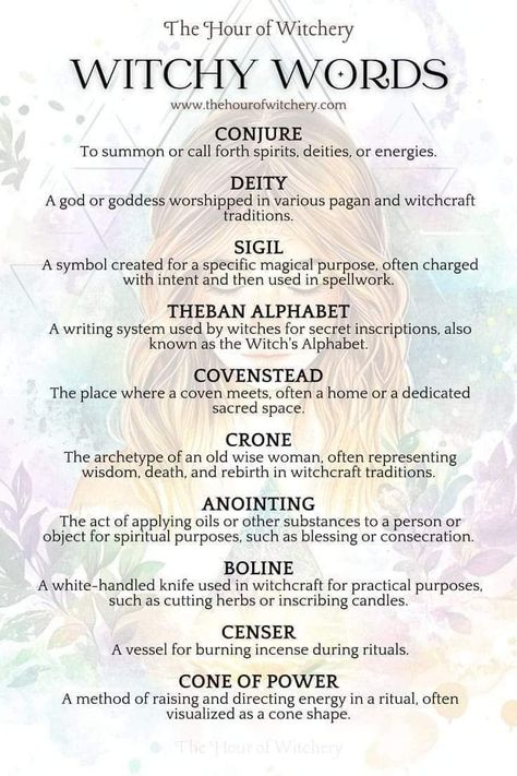 Witch Basics, Witchy Rituals, Fairy Spells, Witchy Words, Witches Alphabet, Magic Energy, Potions Recipes, Witch Powers, Witchcraft Spells For Beginners