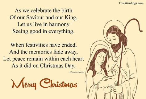 Religious Christian Christmas Poems Kids Christmas Poems, Great Thoughts Quotes, Short Christmas Poems, Merry Christmas Religious, Kids Church Christmas, Christian Christmas Quotes, Christmas Prayers, Christmas Quotes Jesus, Christmas Cards Wording