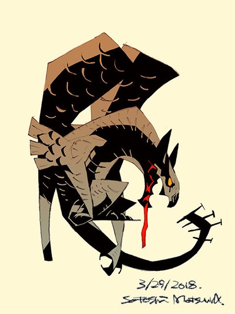 Crocodile Dragon, Satoshi Matsuura, Dragon Mythology, Paper Child, Game Character Design, Monster Design, Arte Animal, 판타지 아트, Monster Art