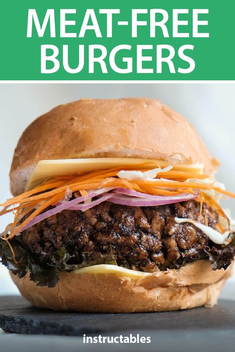 Soya Recipe, Vegetarian Patty, Quinoa Burger, Vegan Burger Recipe, Quinoa Burgers, I Have Changed, Vegan Burgers, Burger Recipe, Bread Bun