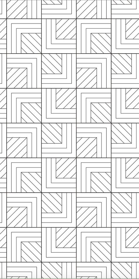 Removable Wallpaper Tile wallpaper Geometric by BCMagicWallpaper Rectangle Geometric Pattern, Geometric Repeat Pattern, Easy Geometric Patterns, Geometric Pattern Design Simple, Graph Paper Art Pattern, Pattern Art Wallpaper, Geometrical Pattern Design, Geometric Wallpaper Black, Geometric Art Pattern