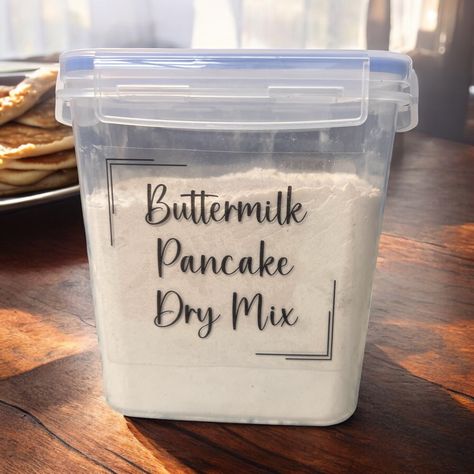 Homemade Buttermilk Pancakes, Dry Buttermilk, Pancake Mix Recipe, Homemade Pancake Mix, Buttermilk Pancake, Buttermilk Pancake Mix, Butter Pecan Ice Cream, Homemade Ketchup, Pecan Ice Cream