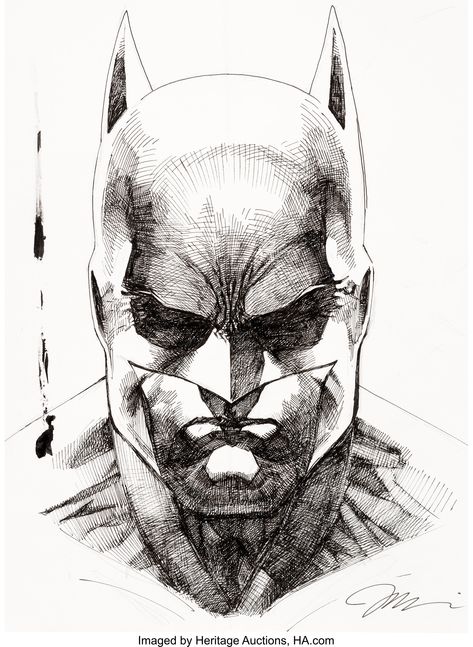 Batman Sign, Jim Lee Batman, Batman Illustration, Jim Lee Art, Batman Dc Comics, Batman Toys, Black And White Comics, Batman Dc, Batman Artwork