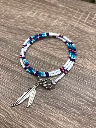 Native American Beaded Bracelets Pattern, Seed Bead Necklace Western, Western Wire Jewelry, Western Seed Bead Bracelets, Beaded Western Jewelry, Native American Seed Bead Patterns, Western Beaded Bracelets, Western Jewelry Diy, Diy Western Jewelry