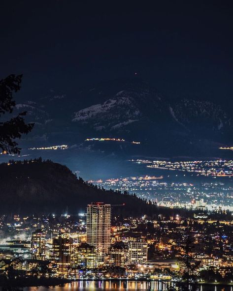 Kelowna Buzz on Instagram: “Night rider �🌃 #kelownabuzz Photo Credit 📸: @okanaganview” Albino Moose, Kootenay National Park, Kelowna British Columbia, Night Rider, Kelowna Bc, Vancouver Bc Canada, Virtual Travel, Bucket List Destinations, Vancouver Canada