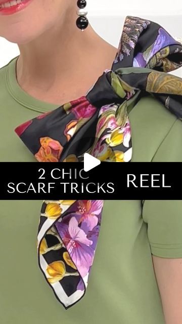 Scarves How To Wear, How To Style A Scarf, Diy Scarves, Special Earrings, Ways To Tie Scarves, Necklace Scarf, Diy Fashion Scarf, Scarf Knots, Hair Wrap Scarf