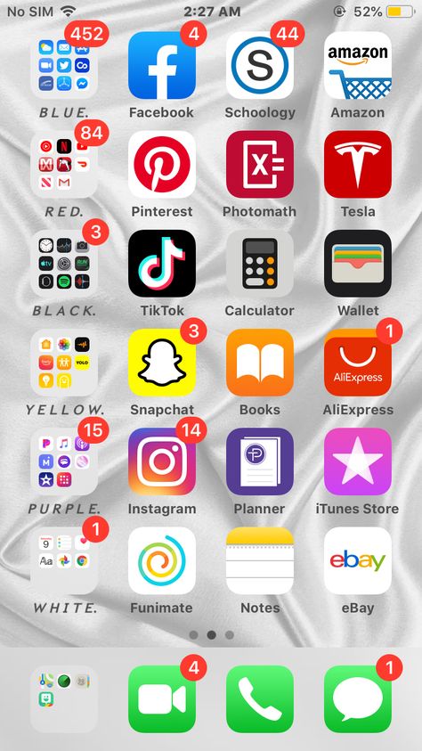 Iphone 8 Home Screen, Iphone 6 Home Screen, Organize Phone Apps, Instagram Planner, Paper Case, Iphone Life, Iphone Home Screen Layout, Iphone Homescreen, Iphone Organization