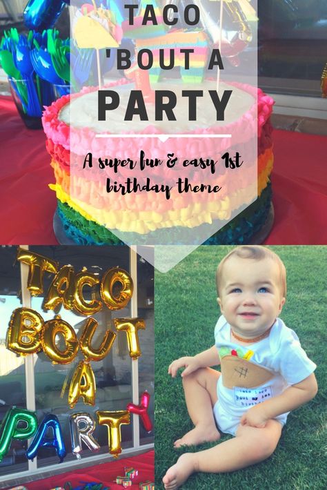 "Taco 'Bout a Party" - Huxx's First Birthday - Everyday With Bay First Birthday Fiesta Theme, Taco First Birthday, Birthday Fiesta Theme, 1st Birthday Party Food Ideas, Cute Birthday Theme, Taco Birthday Party, Threenager Party, First Birthday Fiesta, Birthday Fiesta