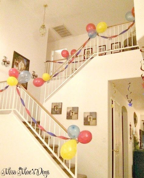 Decorate Stairs, Cape Tutorial, Diy Party Banner, Budget Birthday, Party On A Budget, Eid Decorations, Birthday Decorations At Home, Superhero Stories, Simple Birthday Decorations