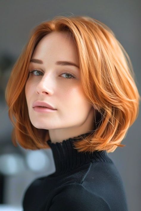 40 Trendsetting Medium-Length Layered Haircuts for 2024 - The Hairstyle Edit Haircuts For Medium Length Hair, Layered Bob Hairstyles, Different Hairstyles, Ginger Hair, Pixie Hairstyles, Medium Length Hair Cuts, Layered Haircuts, Womens Haircuts, Trendy Hairstyles