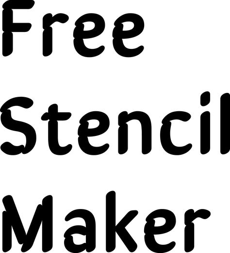 "" stencil. Print, customize, or make your own free at RapidResizer.com #stencils #RapidResizer Stained Glass Letters, Free Stencil Maker, Stencil Print, Stencil Maker, Stencils For Painting, Number Stencils, Printable Alphabet, Free Stencils, Cricut Craft