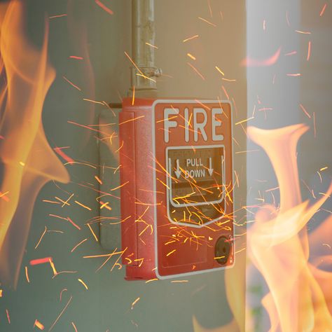 Fire Alarm Aesthetic, Sample Flyers, Fire And Safety, Fire Alarms, Firefighter Quotes, Lucid Dream, Altenew Cards, Fire Alarm System, Smart Lock