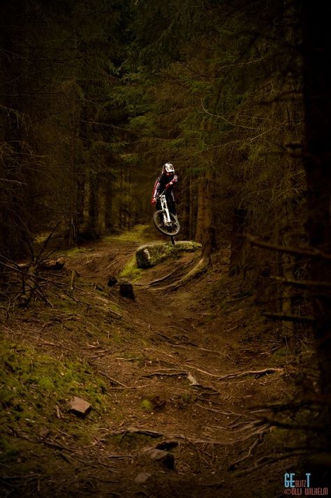 For more great pics, follow bikeengines.com #downhill #dh #mountain #bicycle #woods Mtb Photography, Trail Mtb, Mountain Biking Photography, Mt Bike, Mtb Trails, Bike Pictures, Downhill Mountain Biking, Bicycle Mountain Bike, Downhill Bike