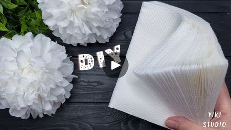 How to make Easy Tissue Paper Flowers DIY Paper Craft Tutorial | How to make Easy Tissue Paper Flowers DIY Paper Craft Tutorial | By VIKI Studio Crafts | Facebook Easy Tissue Paper Flowers, Flower Bracelet Diy, Tissue Paper Flowers Diy, Paper Craft Tutorials, Tissue Paper Flowers, Craft Tutorial, Paper Flowers Diy, Flower Bracelet, Flowers Diy