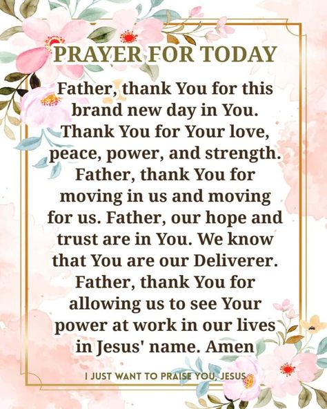 Prayers For Others, Today's Prayer, Morning Prayer Quotes, Good Morning Spiritual Quotes, Bible Quotes Images, Prayer List, Good Morning Prayer, Joshua 1, Quotes Prayer