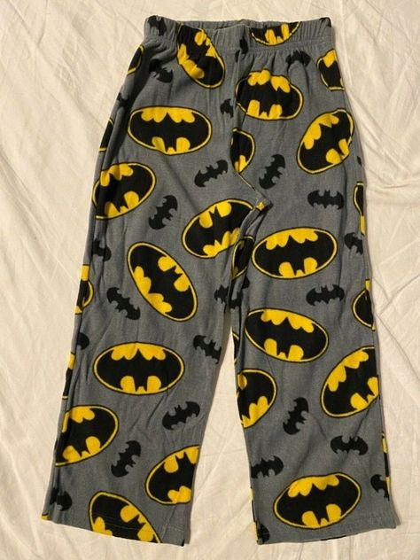 Star Pyjama Pants, Y2k Outfits Pajamas, Marvel Pajama Pants, Batman Pjs Pants, Batman Pajamas Aesthetic, Spider Man Pants Pjs, Spider Man Pjs Couple, Matching Batman Pajamas, Character Pajama Pants