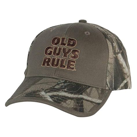 PRICES MAY VARY. For the Hunting Fan: He's a true outdoorsmen and looks forward to hunting season all year long. Reward him for that big buck he's bound to snag with a fun new Old Guys Rule baseball cap! The Ultimate Gift: If his happy place is in the wilderness, this is the OGR hat for him. Whether it's for your Husband, Dad, Grandpa, Uncle or Brother just make sure they're not too sensitive about their "old" age! All About the Details: Hat text reads "Bucks, Trucks, and Ducks" with camo Old Gu