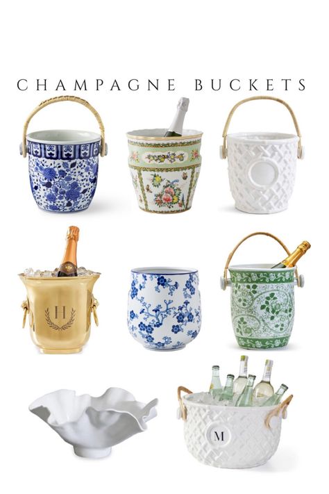 Famille Rose Champagne Bucket curated on LTK Bucket Decor Ideas, Bucket Decor, Party Bucket, Aerin Lauder, Champagne Bucket, Wine Bucket, Wedding Champagne, Rose Champagne, Vintage Champagne