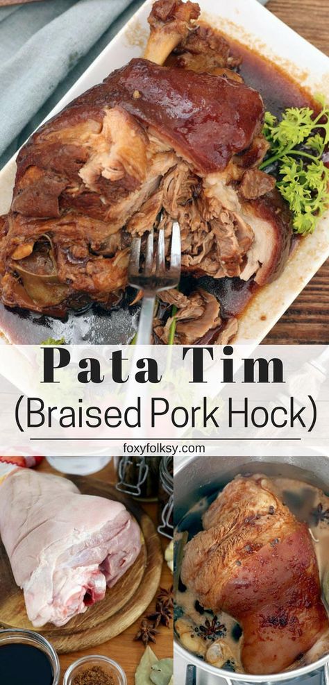 Pork Leg Recipes, Pata Tim, Pork Hock, Pork Leg, Mapo Tofu, Pork Ham, Bbq Beef, Braised Pork, Chinese Dishes