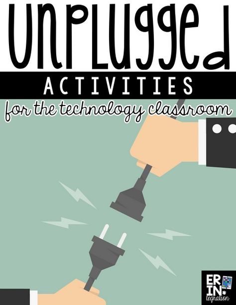 Check out this list of technology unplugged activities for tech-free computer science learning during testing weeks, subs or days when the wifi is down! Computer Science Lessons, Technology Classroom, Technology Lesson, Elementary Technology, Teaching Computers, Computer Lessons, Technology Lab, Science Learning, School Computers