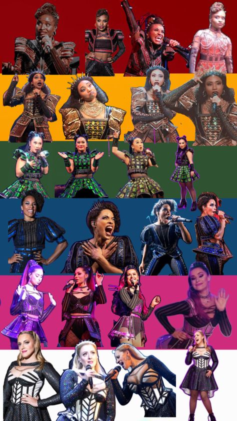 Six the musical og broadway cast Six Musical Wallpaper, Six Broadway, Musical Wallpaper, Wives Of Henry Viii, Six The Musical, Theatre Life, Theatre Kid, Halloween Pictures, Ex Wives