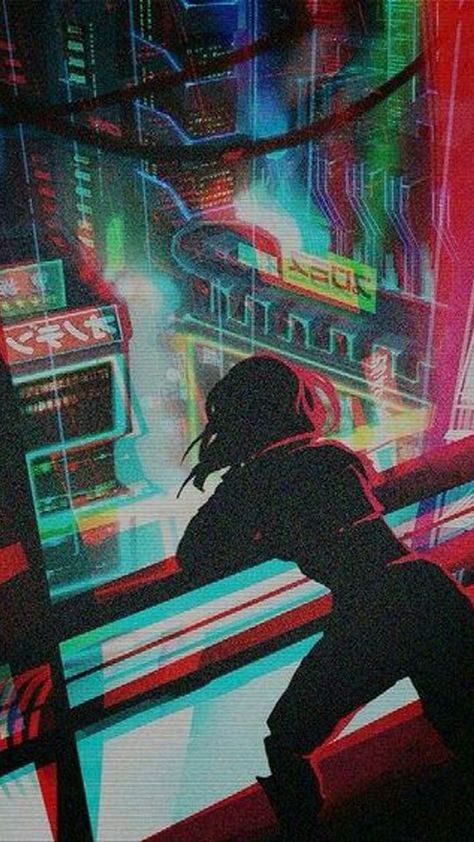 Cyberpunk Aesthetic Pfp, Tokyo Night, Cyberpunk Anime, New Retro Wave, Vintage Anime, Cyberpunk Aesthetic, Cyberpunk City, Arte Cyberpunk, Cyberpunk Character