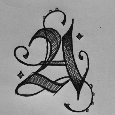 Caligraphy letter a #design #caligraphy #letter #a #art #graphicdesign #letterdesign Capital A Calligraphy, Ar Initial Logo, Fancy Letter A Design, A Aesthetic Letter, A With A Heart, The Letter A Design, Letter A Style, Letter A Art, A Letter Design