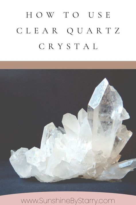 Clear quartz is known to be the healing crystal, and a very powerful one. If you are new to the crystal world, this is a fantastic one to start with. Follow the link to learn about the clear quartz crystal including benefits and warnings to incorporating it into your life. #crystals #healing #healingcrystal #clearquartz #clearquartzcrystal Clear Crystal Quartz Meaning, Quartz Benefits, Crystal Benefits, Crystal World, Conscious Awareness, Crystals Healing, Power Crystals, Healthy Mindset, Clear Your Mind