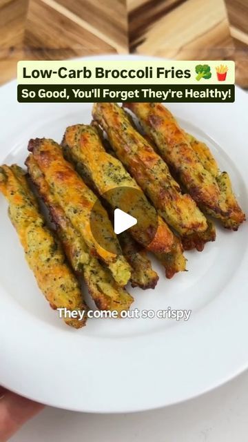 Justin Burkard on Instagram: "Low-Carb Broccoli Fries 🥦🧀🍟
Deliciously crispy and keto-friendly broccoli fries that are super easy to make! 😋

What You Need:
🥦 12 oz bag of broccoli
🧀 1 cup cheddar
🧀 1/2 cup Parmesan
🥚 2 eggs
🌿 Seasonings of your choice (try using ranch for a tasty twist 🤪)

How to Make It:
1️⃣ Steam broccoli, chop finely, and squeeze out moisture with a cheesecloth.
2️⃣ Mix broccoli with cheddar, Parmesan, eggs, and seasonings.
3️⃣ Line a baking sheet with parchment paper and form 30 piles of the mixture into fries.
4️⃣ Bake at 400°F for 20 minutes, turning halfway. Enjoy!

Drop a 🥦 in the comments if you want to try these!

🚨 Discover more tips and full recipe details, & easy, one-click Instacart shopping here:
➡ https://keto.recipes/broccoli-bliss-crispy-ched Broccoli Fries, Parmesan Fries, Guilt Free Snacks, Snack Craving, Baked Fries, Steamed Broccoli, Broccoli Recipes, Vegetarian Dinner, 2 Eggs