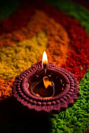 Beautiful Diwali Diya or Oil Lamp or Lighting, Selective Focus Stock Image - Image of decorative, culture: 77393567 Diwali Diya Images, Happy Diwali Rangoli, Diwali Special Rangoli Design, Easy Diwali Rangoli, Diya Designs, Happy Diwali Wallpapers, Diwali Diya Decoration, Diwali Wallpaper, Diya Lamp