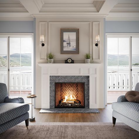 Fireplace furniture arrangement