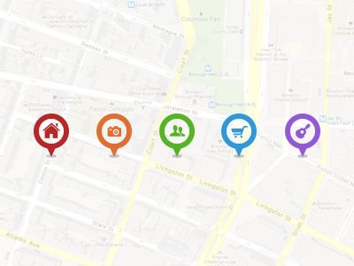 Map Marker, Map Icons, Gui Design, Pin Map, App Ui, Map Design, Markers, Creative Professional, Map