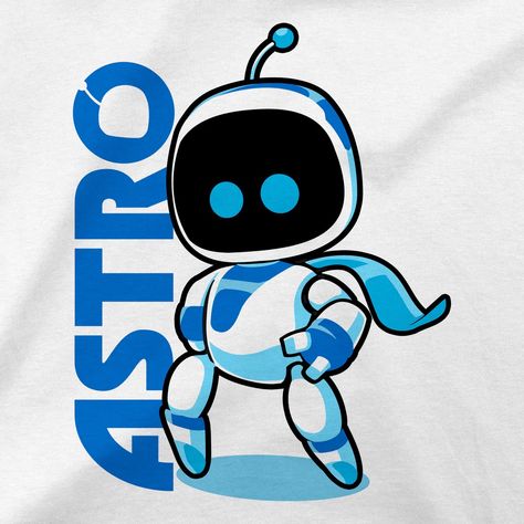 Astro Playroom, Zodiac Character Design, Astros Playroom, Playstation Party, Playstation Room, Playstation T Shirt, Astro Bot, Chalk Art Ideas, Cars Coloring