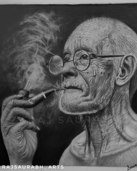 Old man sketch ❣️ Old Man Sketch, Realistic Sketch, Man Sketch, Graphite Pencils, Art Sketch, Old Man, Old Men, My Youtube Channel, Art Sketches