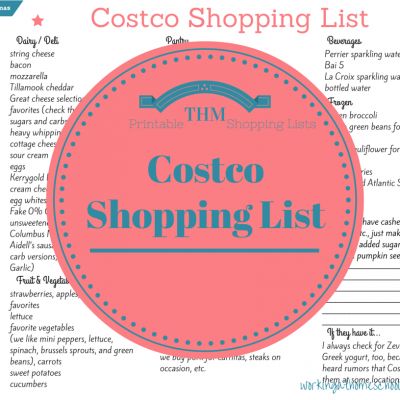 Sams Club Shopping, Paleo Shopping List, Costco Shopping List, Costco Shopping, Paleo For Beginners, Trim Healthy Momma, Clean Eating Plans, Keto Fast, Printable Shopping List