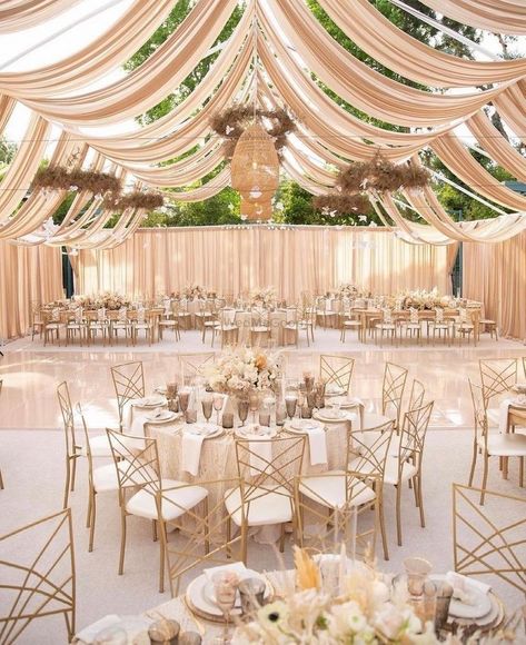 Wedding Decoration Idea, Ideas Wedding Decoration, Decoration Ideas Wedding, White Wedding Decorations, Dream Wedding Reception, Wedding Reception Design, Wedding Decoration Ideas, Wedding Canopy, Idea Wedding