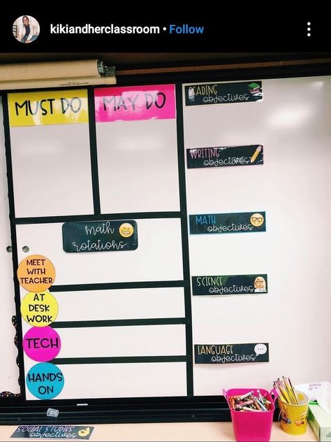 5 Grade Classroom Setup, Middle School White Board Organization, Agenda Bulletin Board, Teacher Whiteboard Setup, 5th Grade White Board Organization, Agenda Board Classroom Elementary, White Board Storage Classroom, Elementary White Board Set Up, 4th Grade White Board Set Up