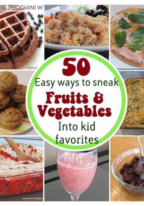 Tons of tasty, healthy, family friendly recipes. Who knew there were so many ways to get fruits and veggies into a kid's food!? Thriving Home, Hidden Vegetables, Picky Toddler, Hidden Veggies, Fun Kids Food, Family Friendly Meals, Toddler Meals, Fruits Vegetables, Kid Friendly Meals